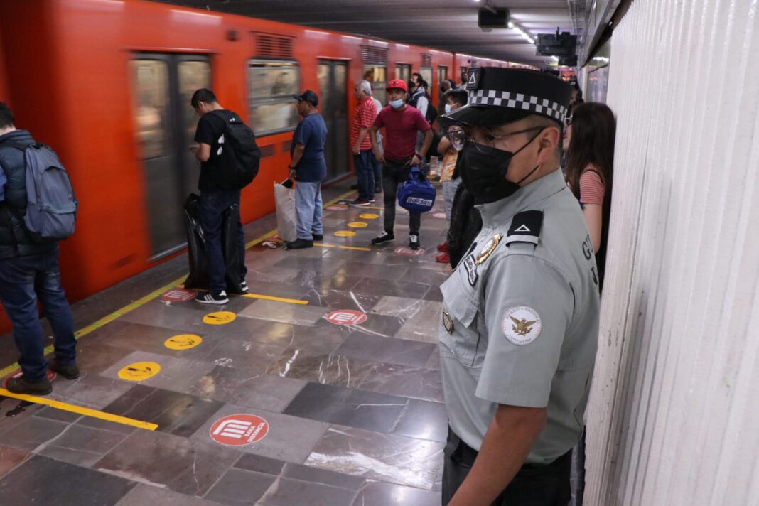 La Guardia Nacional con más presencia en el Metro, que en estados con altos indicadores de violencia