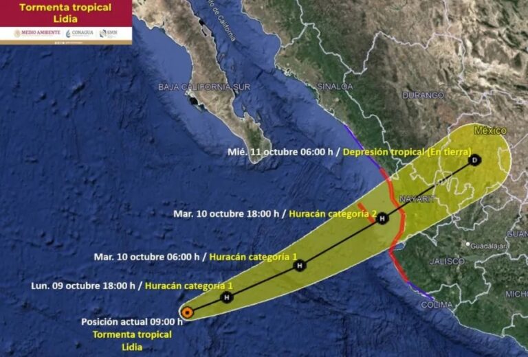 Listo, plan de contingencia por las tormentas tropicales Lidia y Max