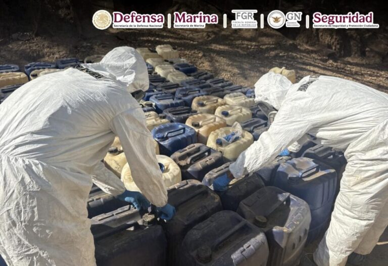 Desmantelan laboratorios clandestinos y aseguran más de 160 kilos de metanfetaminas en Durango