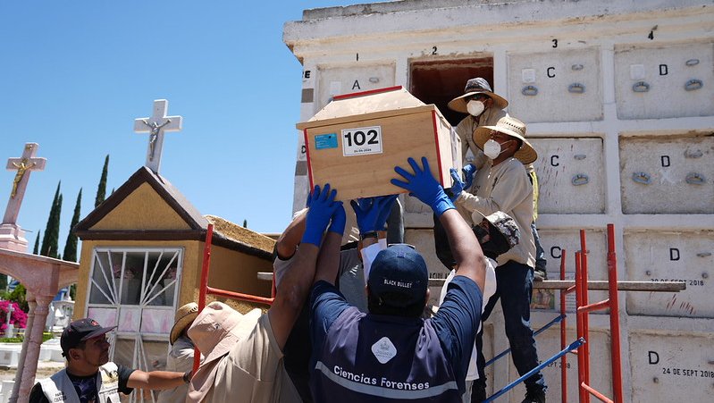 Inhuman a 20 personas fallecidas no reclamadas en gavetas individuales del Panteón Guadalajara