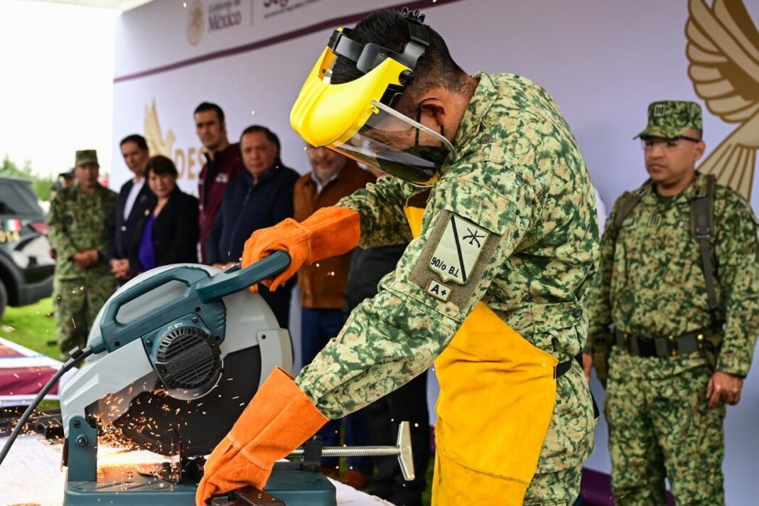 Realizan en EdoMex programa de desarme voluntario