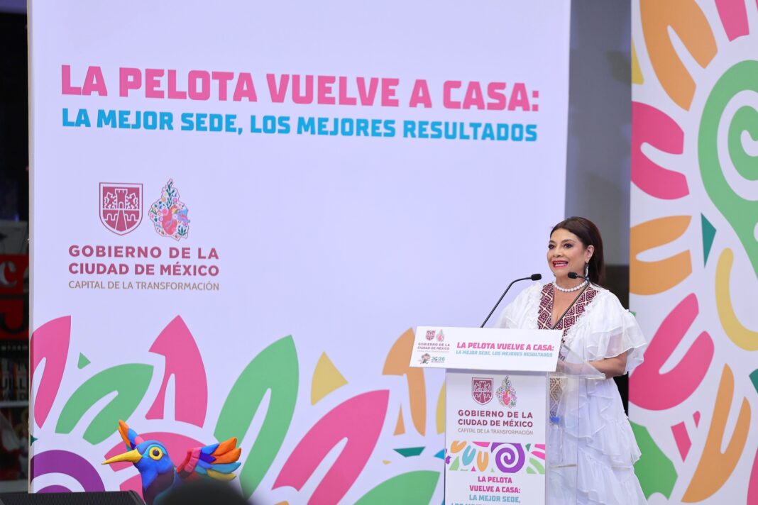 Mundia 2026 dejó legado de 2 mil obras a favor de la CDMX: Clara Brugada