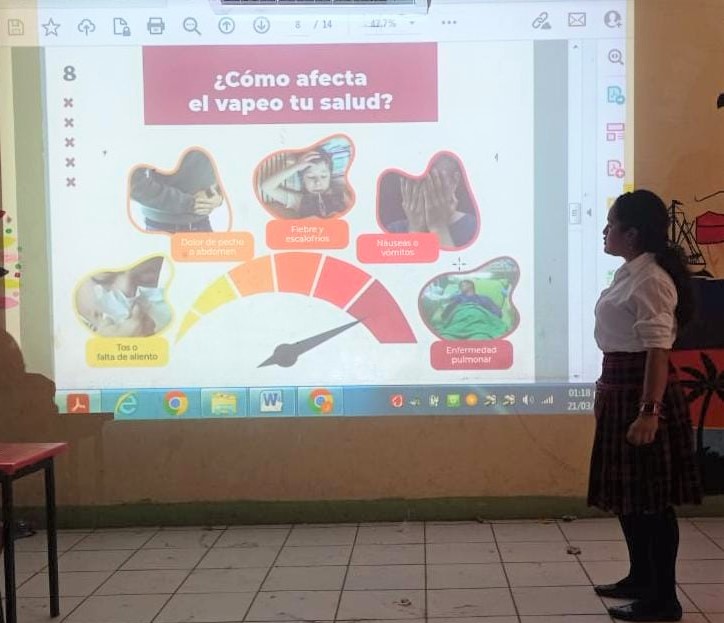 Desarrollan en secundarias de Campeche campaña para combatir las adicciones