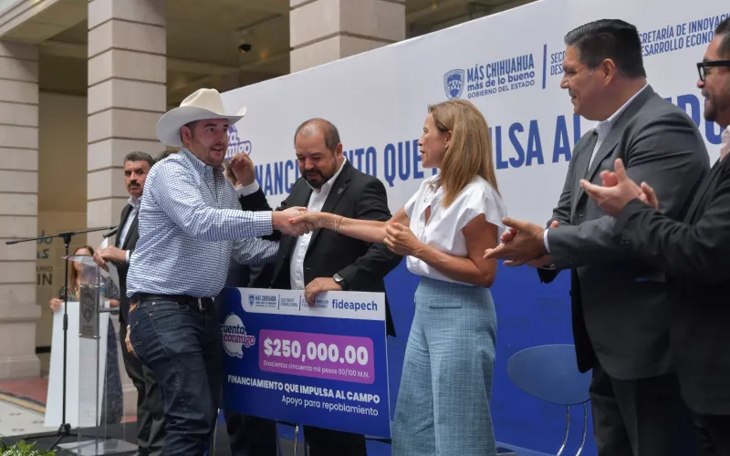 Dispersa Chihuahua más de 600 mdp en créditos a productores rurales