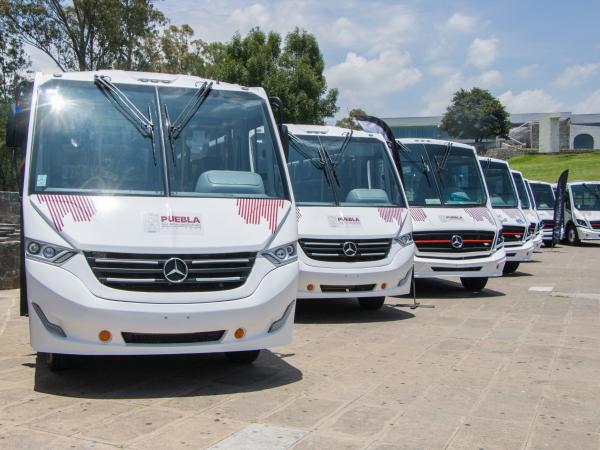 Avanza modernización del transporte público en Puebla