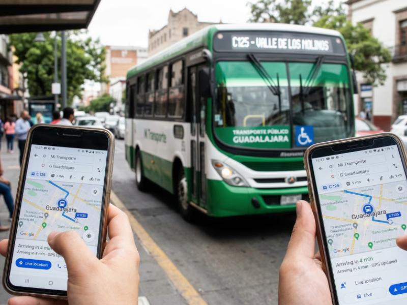 Google Maps incorpora información de 275 rutas del transporte público en Jalisco