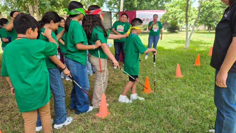 Fomentan en Yucatán inclusión entre las infancias con Ferias Sensoriales en comunidades
