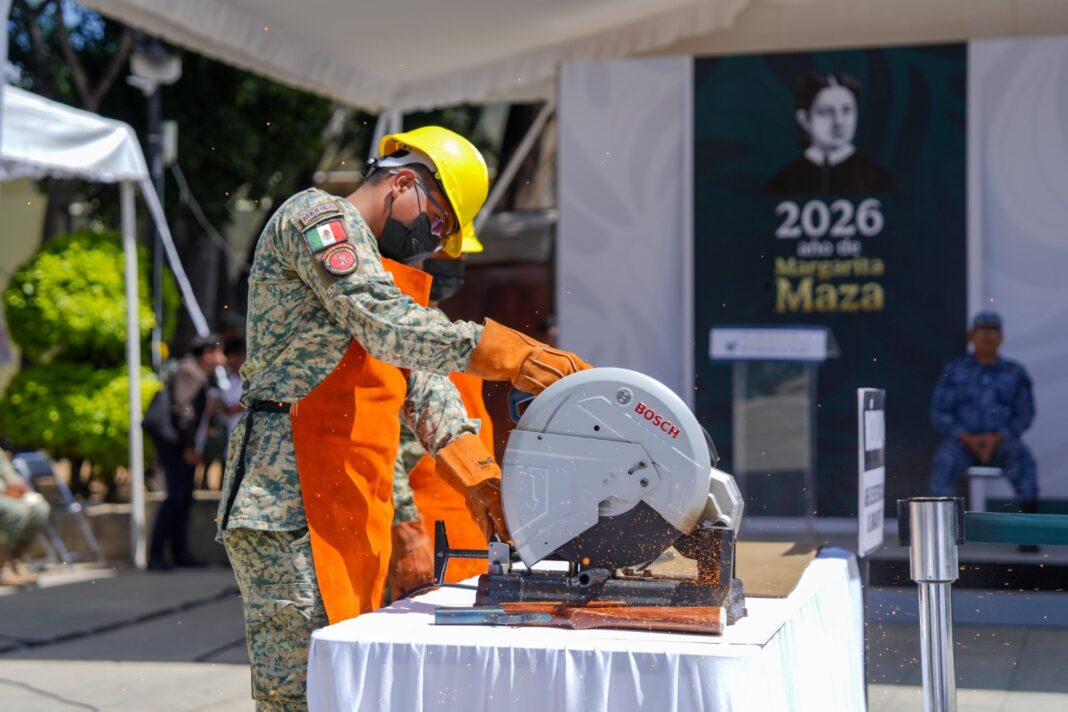 Realizan en Oaxaca operativo de desarme