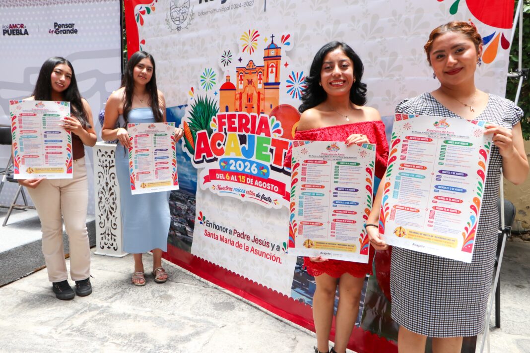 Acajete, Puebla, celebrará Feria Patronal 2026 del 6 al 16 de agosto