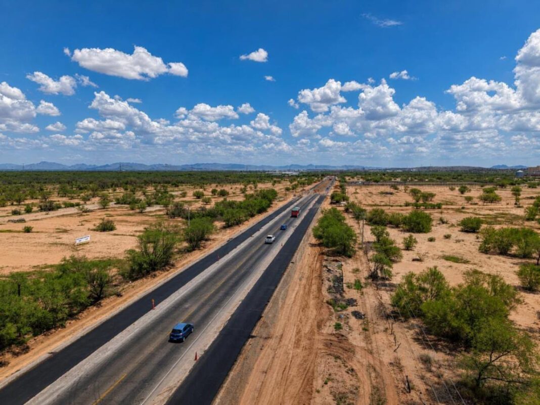 Modernización de la Carretera Hermosillo-Bahía de Kino reporta avance del 55%