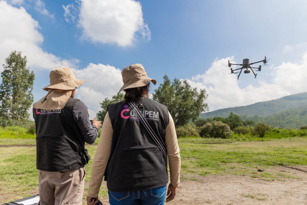 Con drones, georradares y cámaras acuáticas, Gobierno del EdoMéx apoya en búsqueda de personas