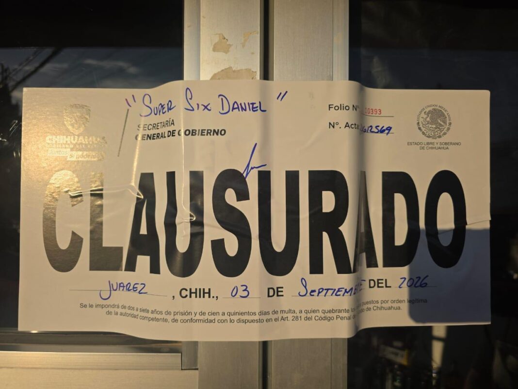Realizan en Chihuahua 347 inspecciones y clausura 24 establecimientos en la última semana