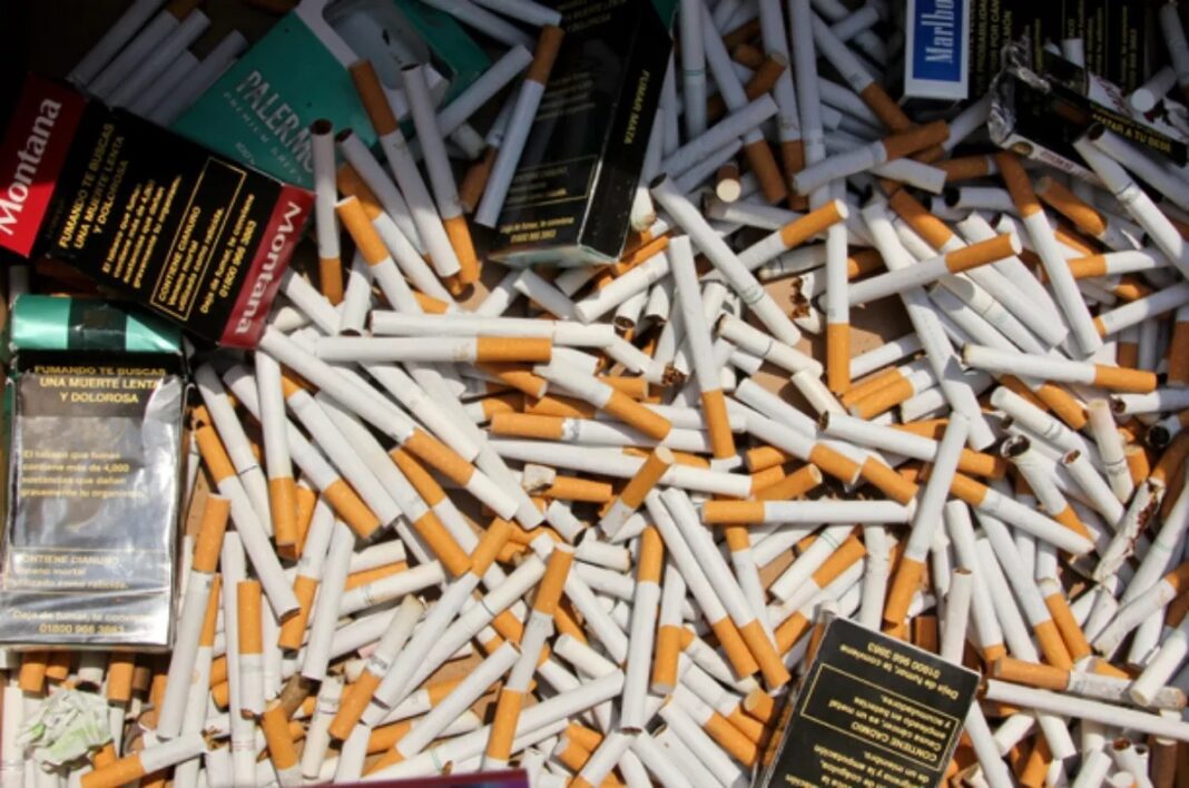 Aseguran en Tabasco más de 3 millones de cigarrillos de procedencia ilícita, combustible, armas y droga
