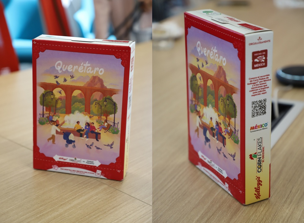 Promueve Querétaro su identidad turística a millones de hogares a través de Corn Flakes de Kellogg s
