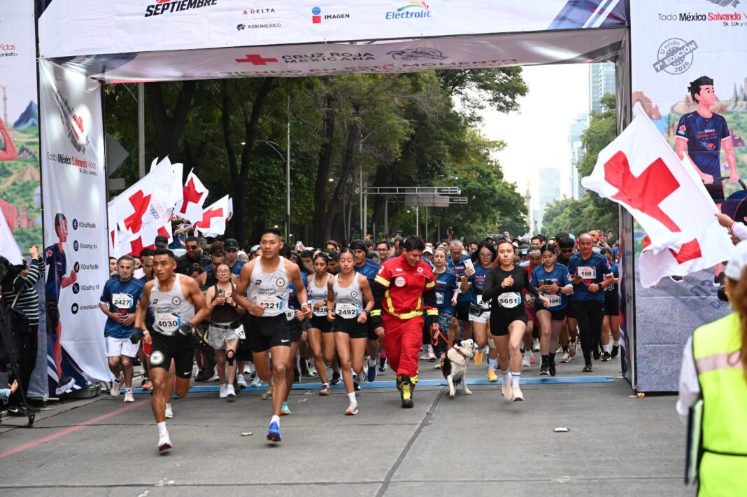 Un éxito, la carrera “Todo México Salvando Vidas”