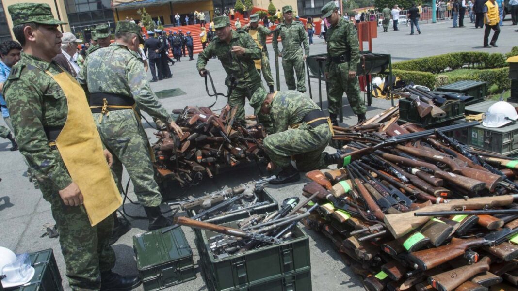 Avanza desarme en la CDMX; otorgan más de 257 mil pesos por el canje voluntario de armas y cartuchos