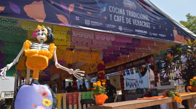 Tradiciones veracruzanas del Día de Muertos llegan al Festival Miquixtli de Morelos