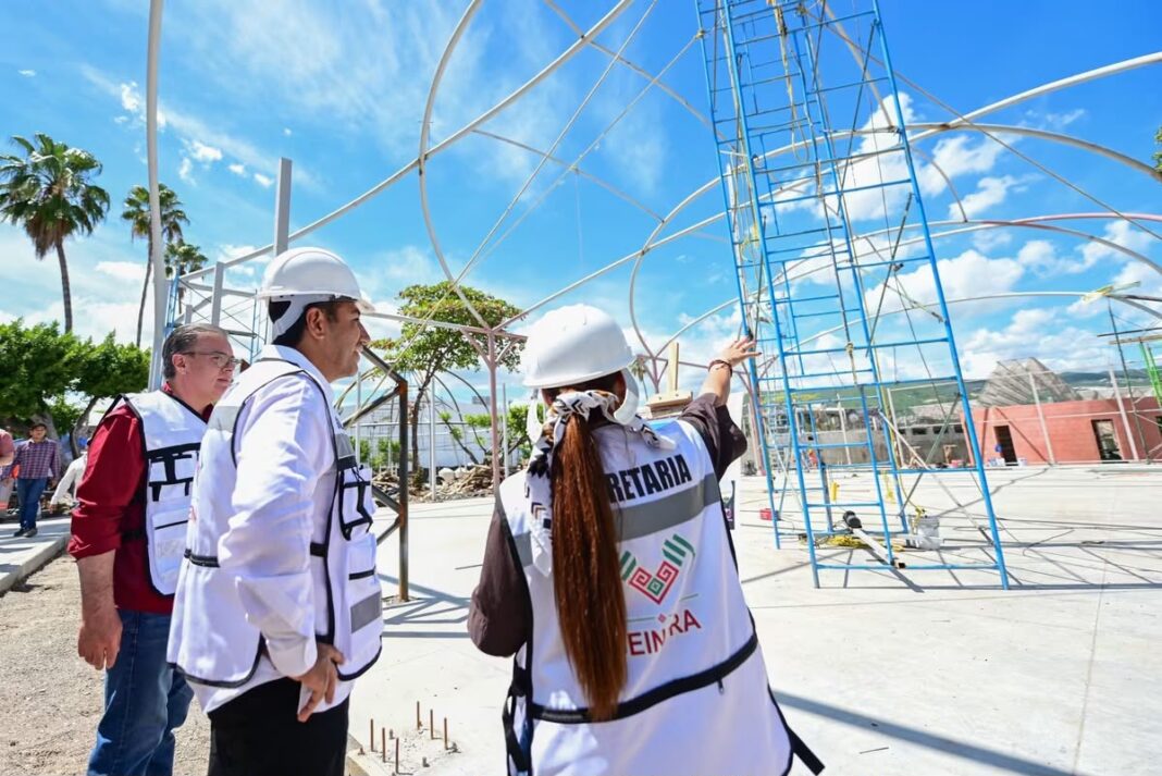 Supervisan avances de obra pública en Tuxtla Gutiérrez