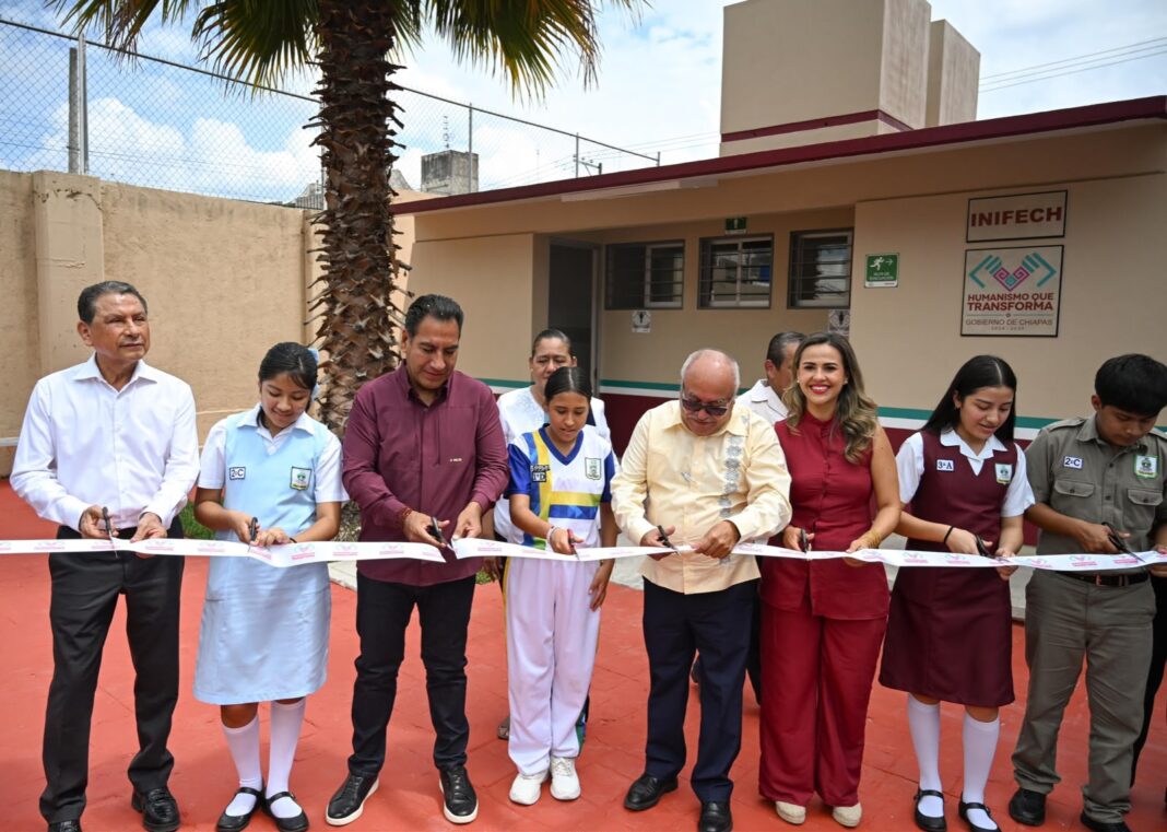Destian más de 318 mdp para mejorar escuelas en Tuxtla Gutiérrez