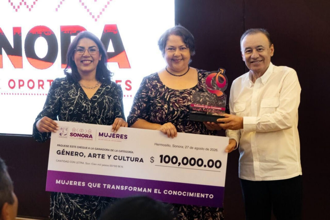 Premia gobierno de Sonora a mujeres investigadoras sonorenses por su aportación a la transformación social